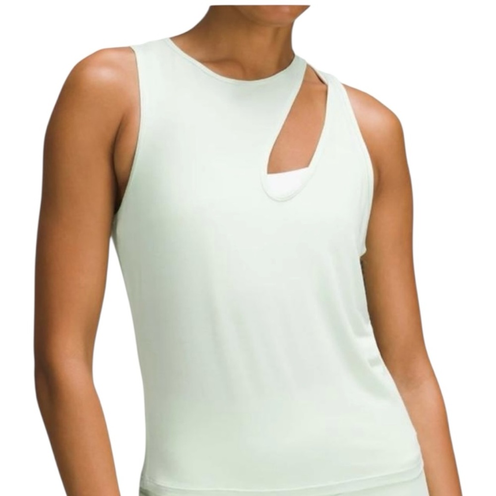 Lululemon Shoulder Cut Out Yoga Tank Top Gym Workout